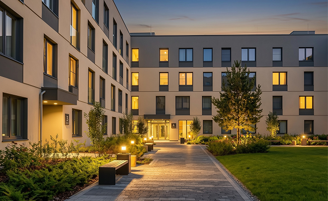 Дворы жилых комплексов