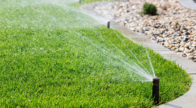 Полив газона в Тюмени от компании Кедр